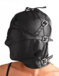 Strict Leather Asylum Leather Hood with Removable Blindfold and Muzzle